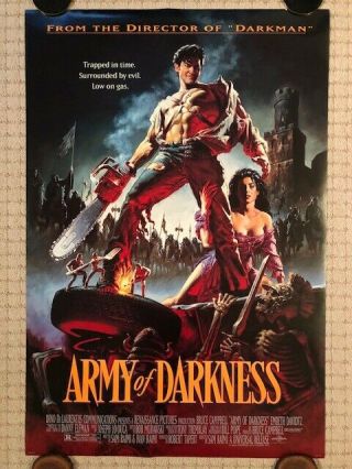 Army Of Darkness 1992 Ds Theatrical Poster 27 X 40