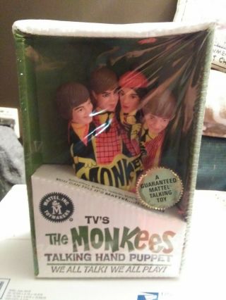 Monkees Talking Hand Puppet.  Vintage 1966 Mattel.  Please Read.