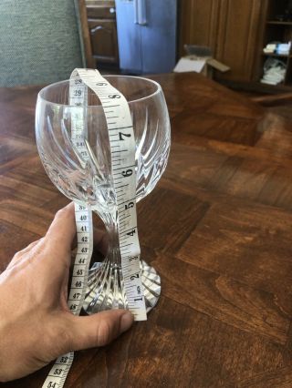 Pristine Set Of 4 - Baccarat Massena Glass 7.  5” American Water Glasses Signed