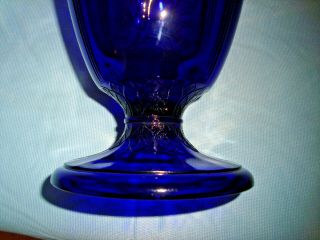 Fenton Cobalt Blue Dancing Ladies Ruffled Rim Footed Vase 8