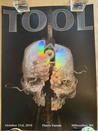 Tool Poster Milwaukee Halloween Foil 2019 Tour