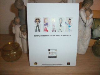 (-) Rare Spice Girls Playstation One Game Display Counter Standee Promo Stand