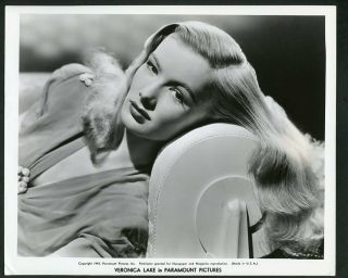 Veronica Lake Vintage 1942 Paramount Pictures Portrait Photo