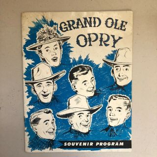 Ultra Rare 1955 Grand Ole Opry Souvenir Program Elvis Presley And Others