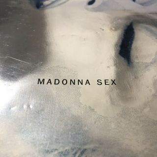 Madonna Sex Book 1992 1st Ed.  With CD.  Music Fan Celebrity 10