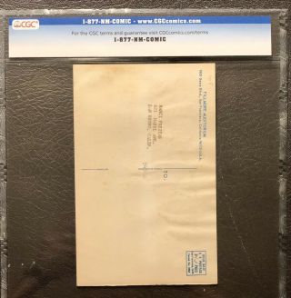 Bill Graham JIMI HENDRIX 1st Print Postcard Mailer BG 105 - - CGC Grade 2