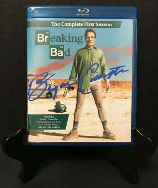 Breaking Bad Blu - Ray Signed By Bryan Cranston - Season 1