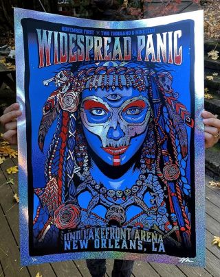Widespread Panic Poster Sparkle Edition Nola Orleans 11.  01 L/e 40 Zoltron