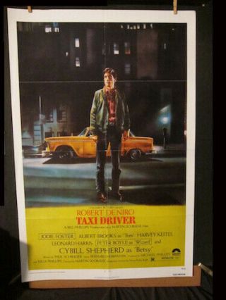Taxi Driver 1976 U.  S.  One Sheet Movie Poster Robert De Niro