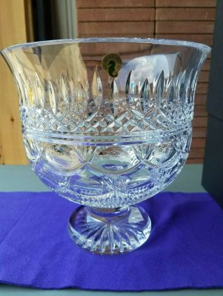 Waterford Crystal Lismore Footed Thistle Trifle Bowl 159564 With Box