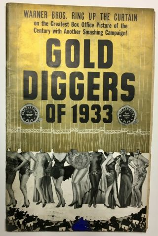" Gold Diggers Of 1933 " - Pressbook Warner Bros.  Busby Berkeley Musical