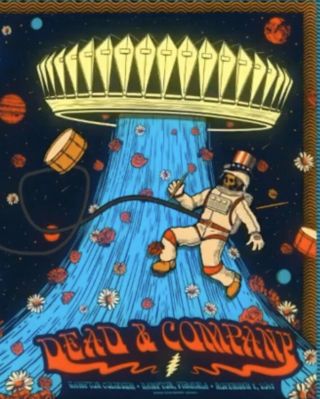 Dead And Company Hampton Coliseum Poster Print Justin Helton 11/9/2019 Va