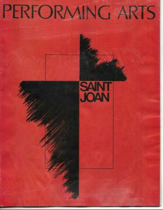 Richard Thomas/sarah Miles - St.  Joan - 1974 La Performing Arts Program
