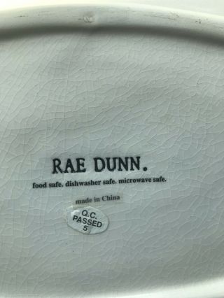 Rae Dunn Rare Vintage Platter Set Of 3 10