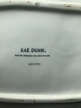 Rae Dunn Rare Vintage Platter Set Of 3 8