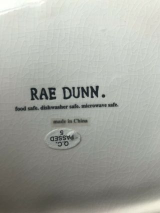 Rae Dunn Rare Vintage Platter Set Of 3 9