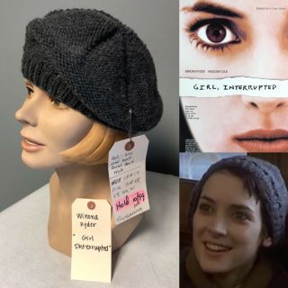 Winona Ryder’s Screen Worn Knit Beret From The Film “ Girl,  Interrupted”