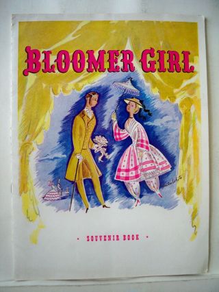 Bloomer Girl Souvenir Program Celeste Holm / Joan Mccracken Nyc 1945