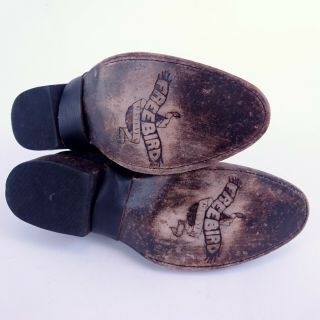Miranda Lambert FREEBIRD by STEVEN Brown Strap Ankle Boots Size 8 M 5