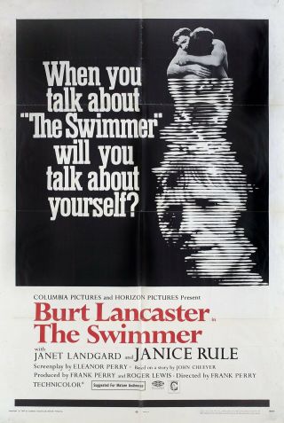 The Swimmer 1968 U.  S.  One Sheet Poster