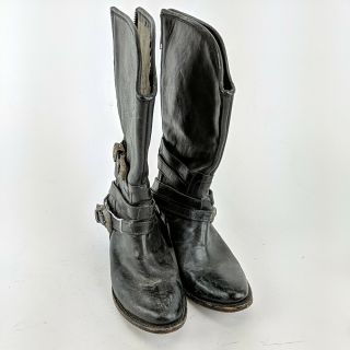 Miranda Lambert Freebird By Steven Black Stappy Zip Back Boots Size 9