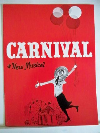 Carnival Souvenir Program Anna Maria Alberghetti / Ed Ames Tour 1962