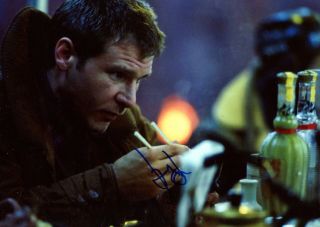 Actor Harrison Ford " Blade Runner " Autograph,  Signed Photo