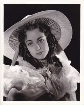 Joan Crawford Vintage Hurrell Stamped Gorgeous Hussy Dbw Portrait Photo