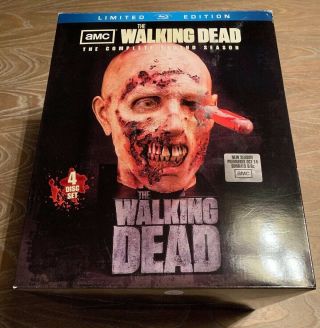 Walking Dead: Season 2 (blu - Ray Disc,  2012,  4 - Disc Set,  Limited Edition.