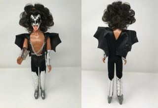 Vintage 1978 KISS MEGO Doll Figures Gene Paul Ace & Peter Complete 3