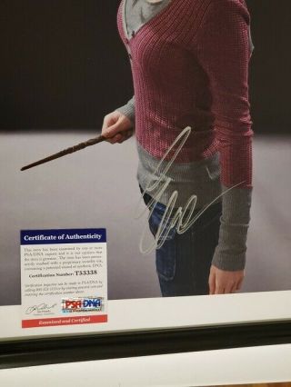 Emma Watson signed Photo PSA DNA Harry Potter Hermoine Granger (Framed) 2