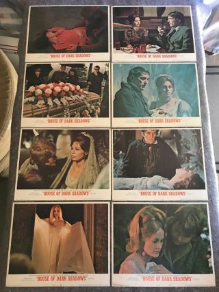 House Of Dark Shadows 1970 Orig.  Lobby Card Set 11 " X14 " (f/vf -) Horror Thriller