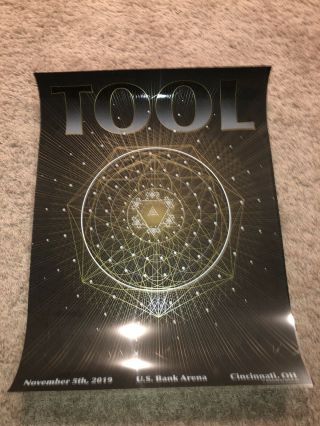 Tool Poster Cincinnati 2019 Tour Limited Edition Of 457/650