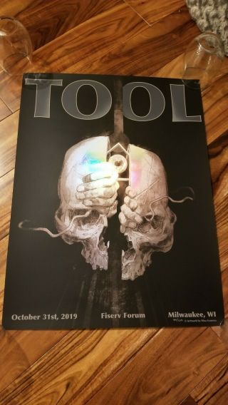 Tool Halloween Poster Milwaukee 10/31/2019 Rainbow Foil Concert Limited/numbered