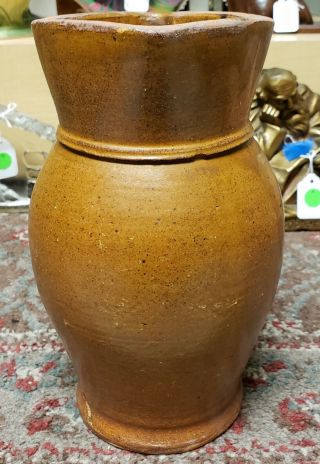 Circa 1930 Shenandoah Valley Redware Vase Made In Winchester,  Virginia