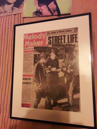 1977 June 4th Melody Maker Sex Pistols A&m Sid Vicious Autograph?? Punk