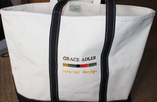 Will & Grace Adler Tv Series Promotional Tote Bag L.  L.  Bean Promo