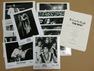 The Who The Kids Are Alright 1979 Us Promo World Pictures Movie Press Kit