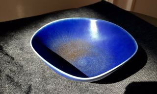 Berndt Friberg Square Brilliant Cobalt Blue Bowl
