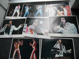 Elvis On Tour Complete Set Of 8 Lobby Cards