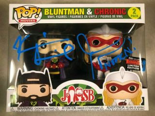Bluntman And Chronic Kevin Smith/jason Mewes Dual Signed Funko Pop Figure