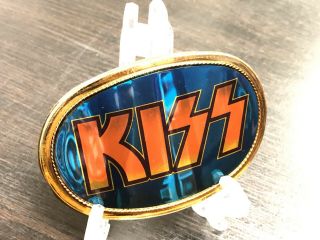 Kiss Aucoin Belt Buckle 1977 Vintage Rare Turquoise 5