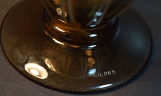 Art Deco,  Acid Etched French Art Glass Vase Signed Nildes 5