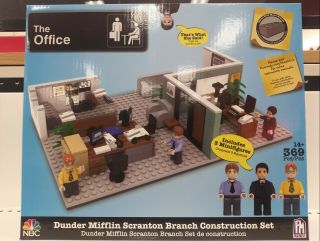 The Office Dunder Mifflin Scranton Branch Construction Set With 3 Minifigures