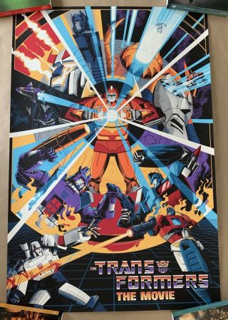 Sdcc 2019 Mondo Transformers: The Movie (regular) Cesar Moreno Xx/275 Rare