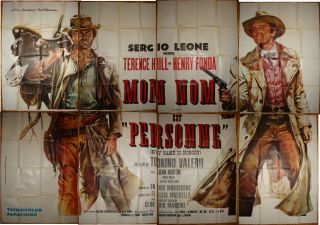My Name Is Nobody - T.  Valerii - Western Spaghetti - T.  Hill - Henry Fonda - French (117x156