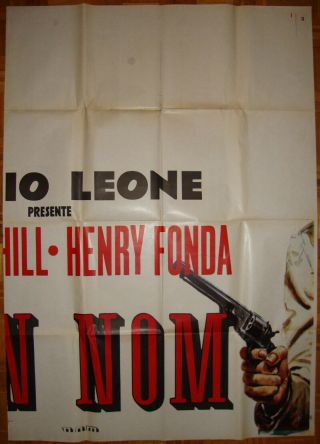 My Name is Nobody - T.  Valerii - Western Spaghetti - T.  Hill - Henry Fonda - French (117x156 7