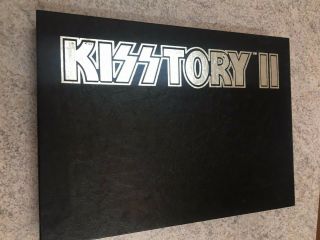 Kiss Kisstory Ii Book Hardcover Edition Paul Stanley,  Gene Simmons,  Ace & Peter