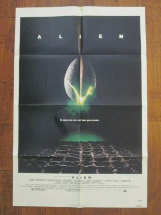 Alien - 1 Sheet Movie Poster 1979 - Weaver - Ridley Scott