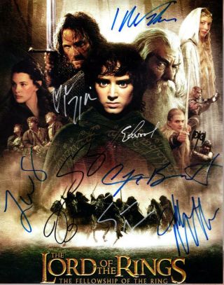 Lord Of The Rings Sean Bean Astin Tyler Bloom,  5 Autographed 11x14 Photo,